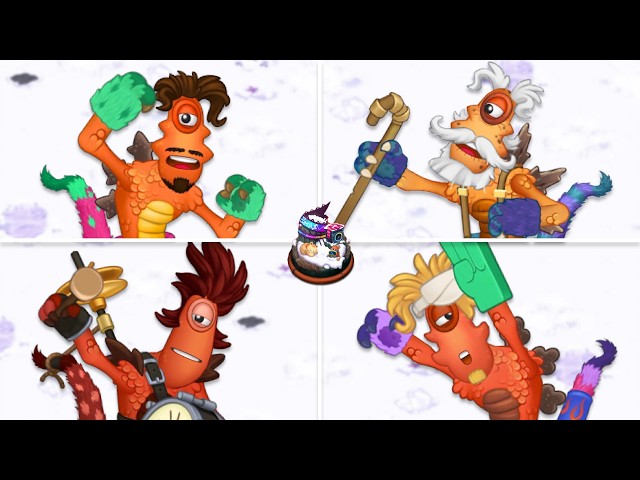 bbli$zard Island Wave 1 - All Monster Sounds & Animations (My Singing Monsters)