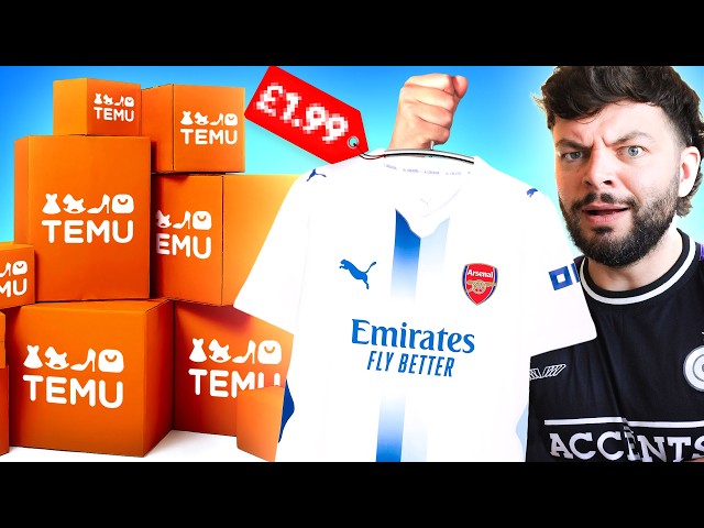 I ordered the CHEAPEST Football Shirts from TEMU...