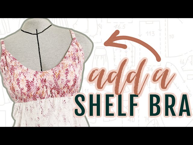 How to SEW A BRA in a skinny strap sewing pattern