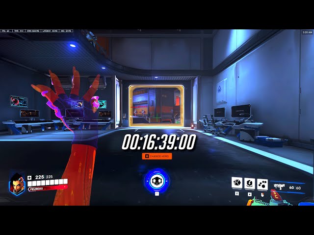 Full video of Sombra's 1,000 Second Invisibility Cooldown! | Season 13 patch