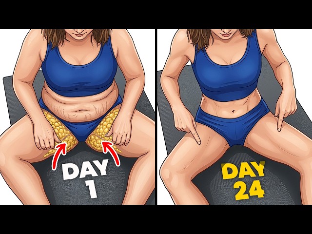 Lower Body Floor Workout for Women - 7 Min Low Impact Seated
