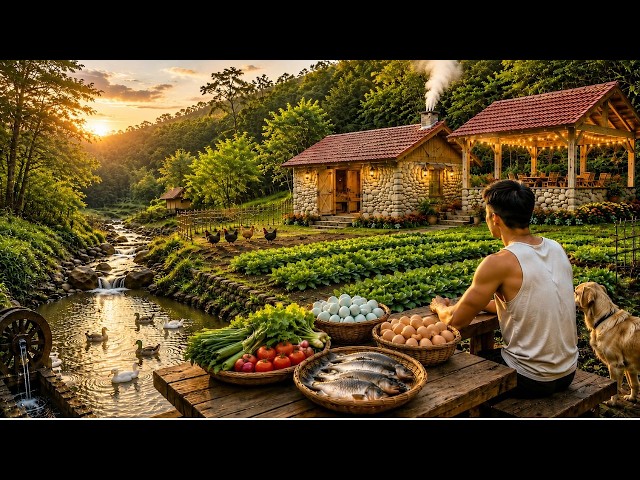 I Built a Self-Sufficient Farm in the Forest… Now I’m Living Off It.