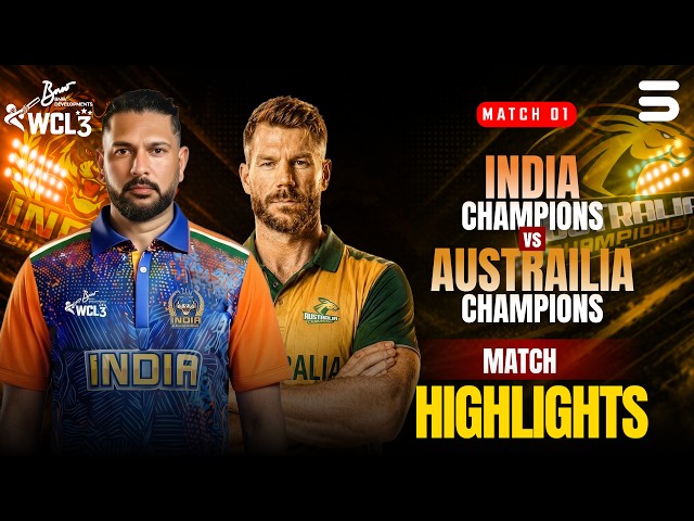 Match Highlights | India Champions vs Australia Champions | Match 1 | WCL 2026 | M9O1T