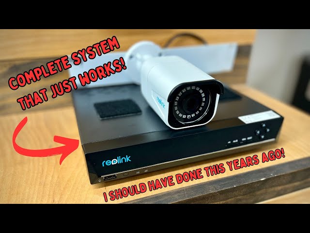 REOLINK 4K Security Camera System PoE Security Cameras Review | Wired  8MP/4K 8CH NVR  (RLK8-800B4)