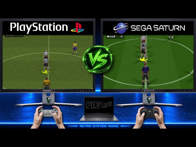 FIFA: Road to World Cup 98 – Sony PlayStation (PS1) vs Sega Saturn | Real Comparison
