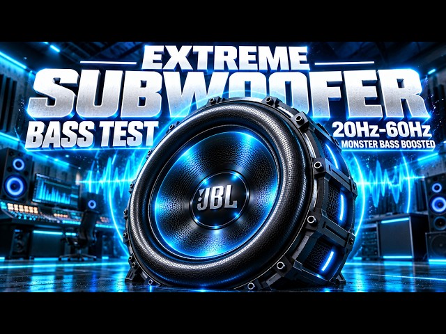 EXTREME SUBWOOFER BASS TEST: 20-60Hz Subwoofer Stress Test & Monster Bass Boosted 🔊 Dolby Surround