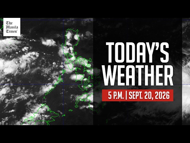 Today's Weather, 5 P.M. | Sept. 20, 2026