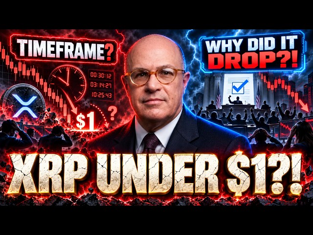 THIS XRP UNDER $1 PREDICTION & TIMEFRAME COULD HAPPEN! - WHY DID XRP DROP AFTER CLARITY VOTE?