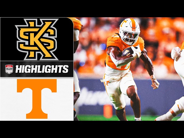 Kennesaw State Owls vs. Tennessee Volunteers | Full Game Highlights | ESPN College Football