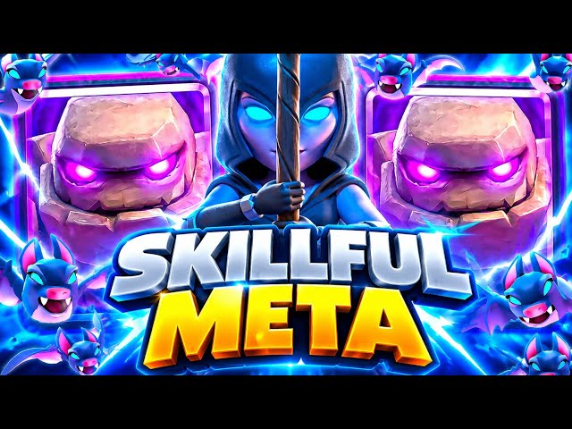 I REACHED TOP LADDER with the MOST SKILLFUL GOLEM DECK! 🤯