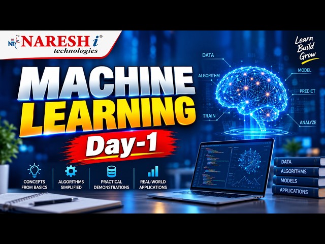 Machine Learning | Day-1 | Venkat | Naresh IT