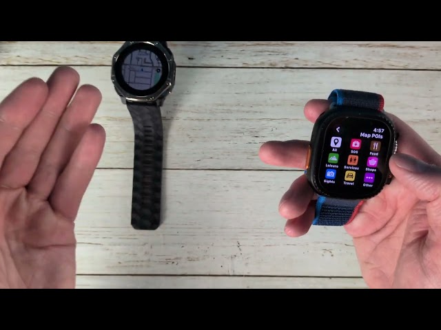 Amazfit Trex Dual Solar Vs Apple Watch Ultra Mapping 