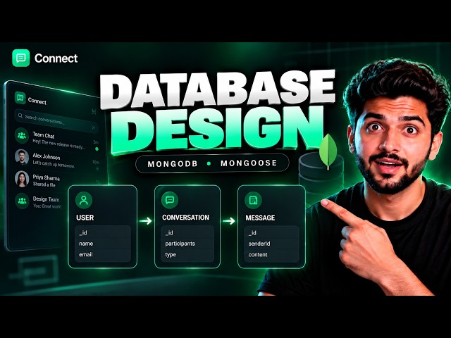 MongoDB Database Design for Node.js | Mongoose Schemas, Indexing & Text Search