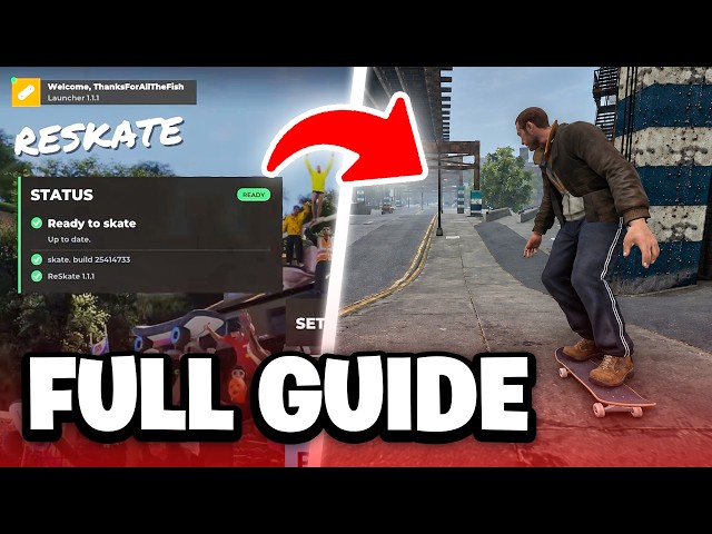 How To Play Modded Skate 4 (Reskate Walkthrough)