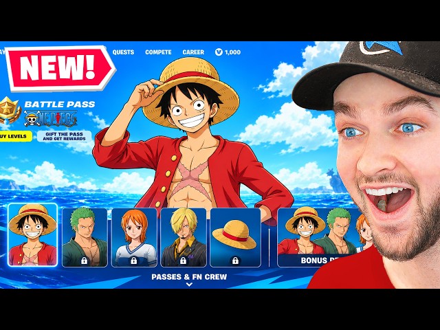 NEW Fortnite x One Piece Season!