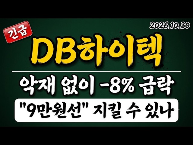 [DB Hitek Stock Outlook] Why is DB Hitek's 2nd Quarter Operating Profit Margin 25% but the Stock ...