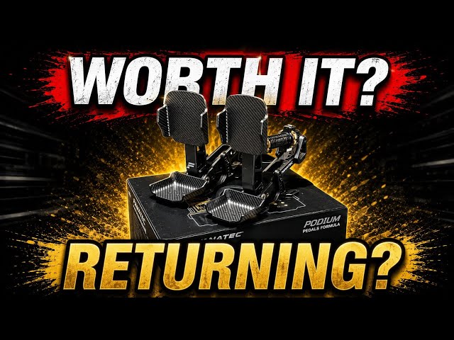 Fanatec Podium Pedals after One Week (my experience and thoughts)