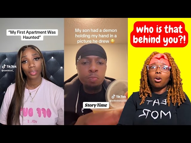 the SCARIEST tiktok STORYTIMES that'll have you LOOKING around😱 - REACTION