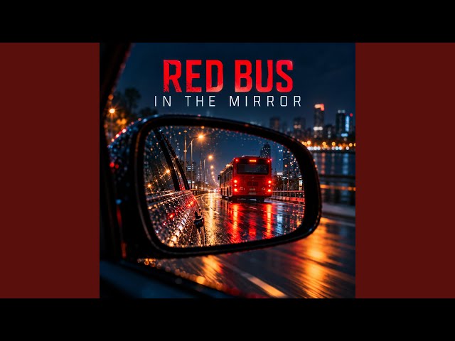 Red Bus in the Mirror