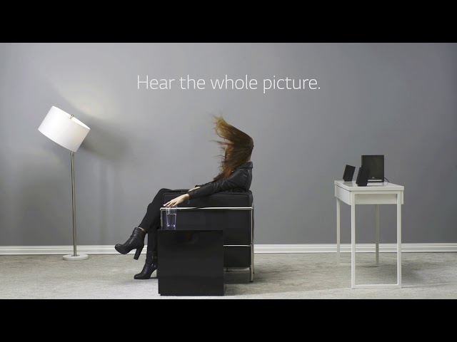 LG SJ4R: Hi Res Audio Sound Bar with Wireless Surround Sound Kit – Hear The Whole Picture
