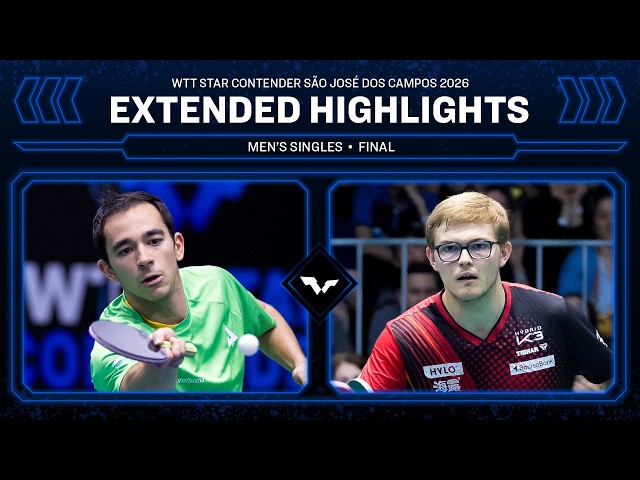 Hugo Calderano vs Alexis Lebrun | MS Final | #WTTSaoJose 2026