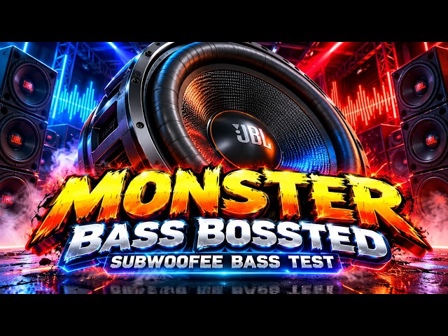 MONSTER BASS BOOSTED: Deep House Bass Test 🔊 Pure Bass Response | Subwoofer & Audio Check