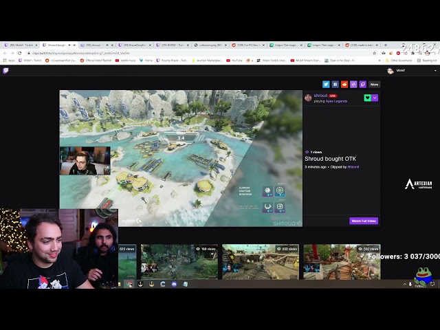 Mizkif reacts to Shroud "Yeah, I bought OTK"