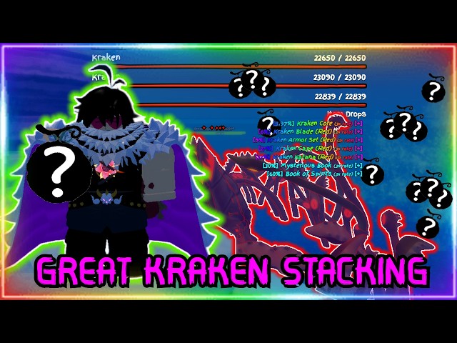 [GPO] The BEST Method To Farm Fruits | 250 GREAT KRAKEN STACK