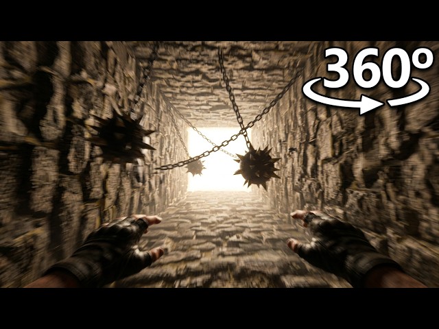 DUNGEON ESCAPE in 360° | VR / 4K 😧