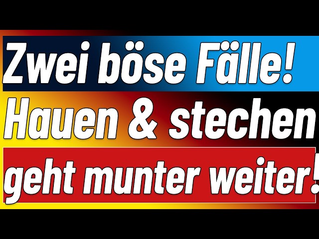 Freiburg and Hamburg! Two ugly cases and what will the voters do tomorrow... Exactlllly!