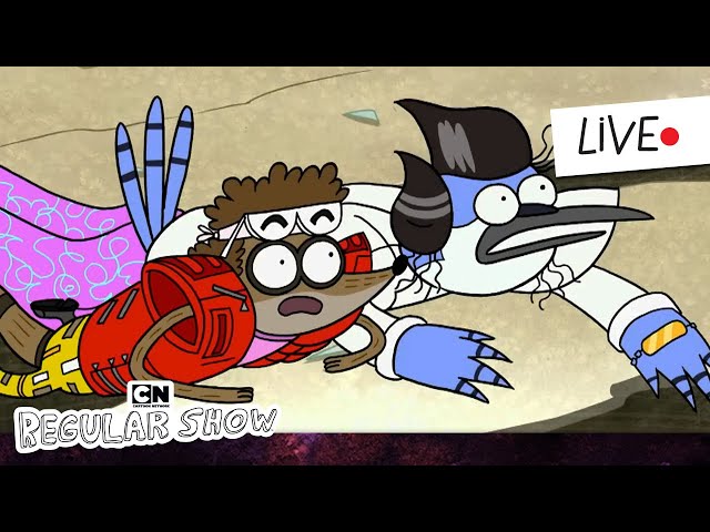 🎮 Regular Show LIVE: Crazy Park Shenanigans with Mordecai & Rigby 🎧💥