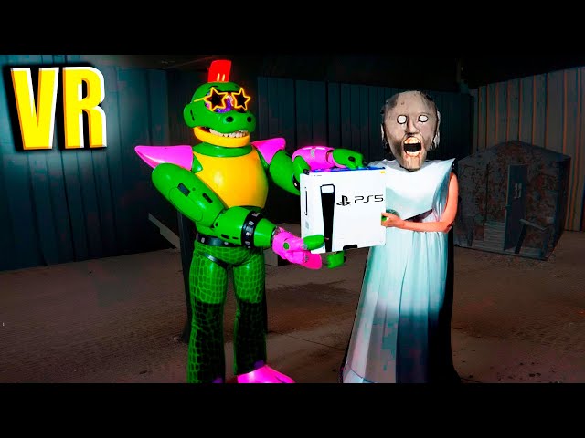 VR Брат Гига Монти против бабки Гренни в Бонелаб FNAF COOP Bonelab Mod украла Playstation 5