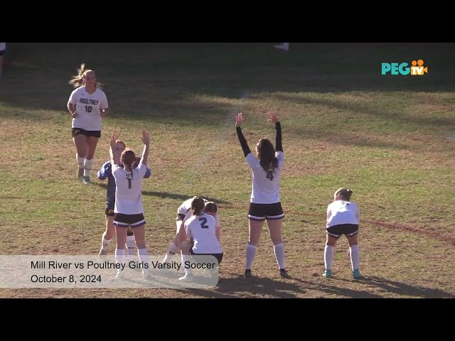 PEGTV: Sports Rewind- Mill River vs Poultney Girls Varsity Soccer, October 8, 2024
