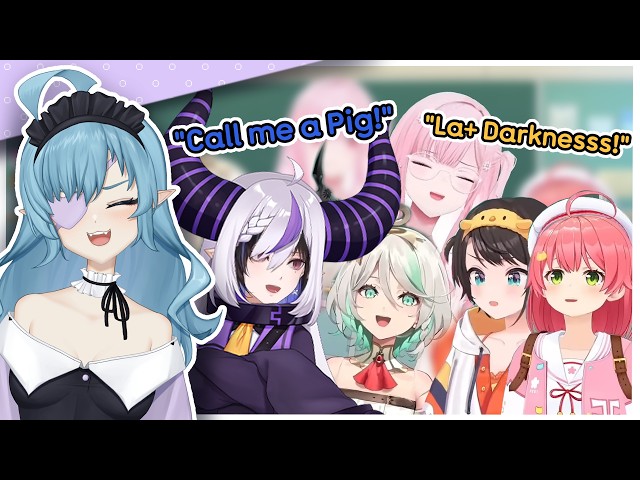 VTuber reacts to "Miko & Subaru learning English from the EVIL Teacher"