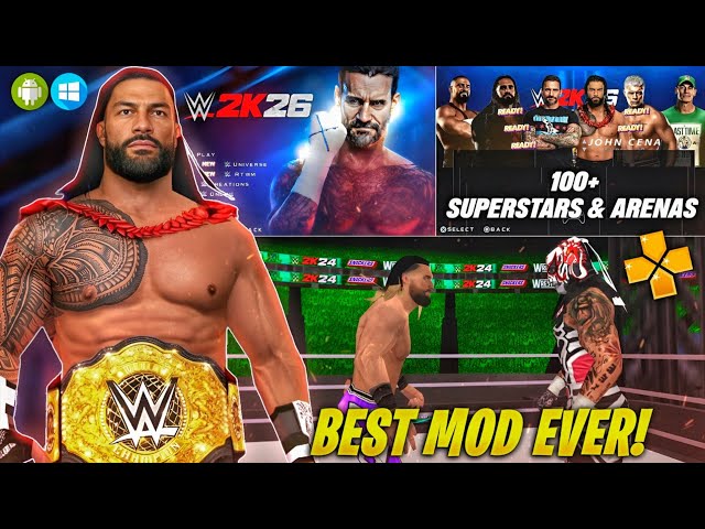 WWE 2K26 On PSP Shouldn’t Look This Good 🔥