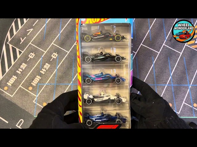 Hot Wheels Formula 1 5-Pack JKG12 | 2025 F1 Unboxing | Red Bull, Mercedes, Alpine, Haas & Williams