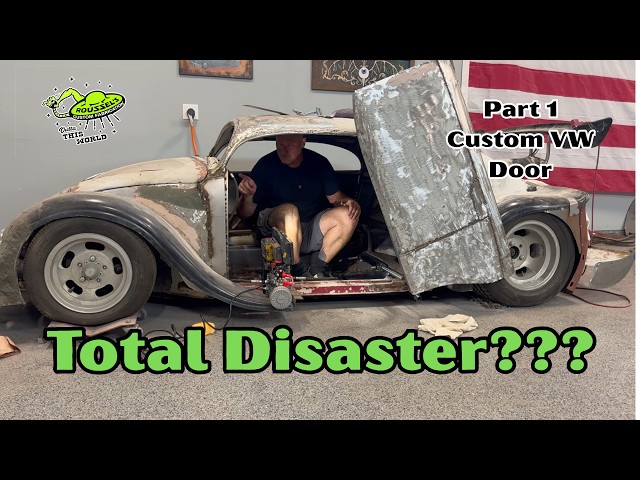 Ian Roussel Tried To Hydraulic The Custom VW Doors... It Did NOT Go To Plan: Part 1