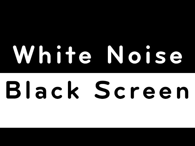 White Noise Black Screen | Sleep, Study, Focus | Live Stream 24/7