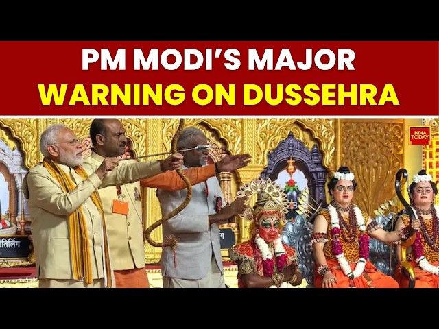 PM Modi’s Dussehra Message: Unite Against Forces Threatening India | India Today