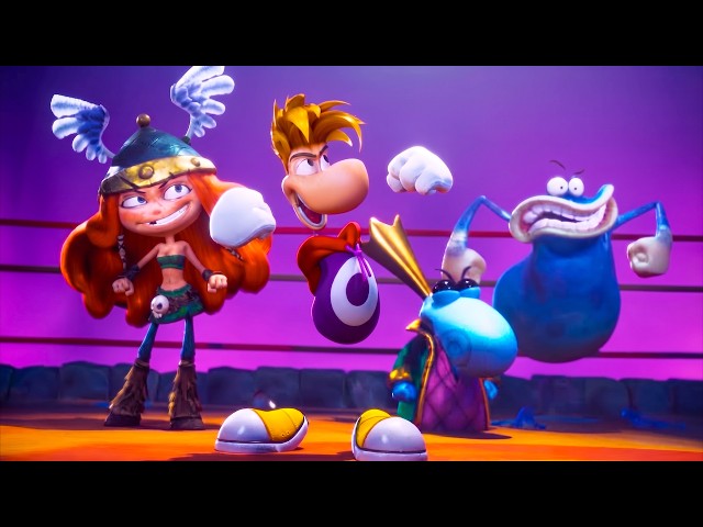 Rayman Legends Retold - New Gameplay 4K (Boss Fight, Music Levels, Land of Livid Dead)