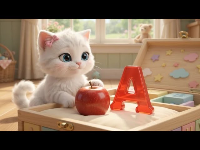 🅰️🐱 Learning Alphabets With Cloud Meow 💕 | A to I | Part 1