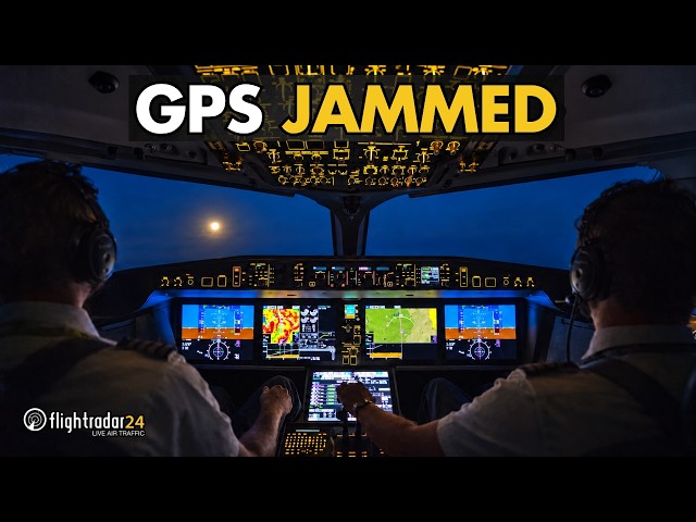 How Pilots Handle GPS Jamming (airBaltic A220 Cockpit to Armenia)