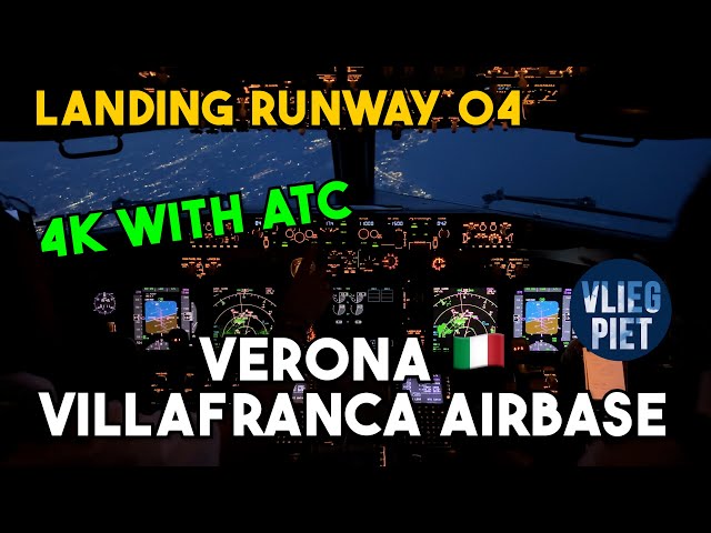 BOEING 737 LANDING IN VERONA | RWY 04 APPROACH WITH THUNDERSTORMS + Q&A ANNOUNCEMENT