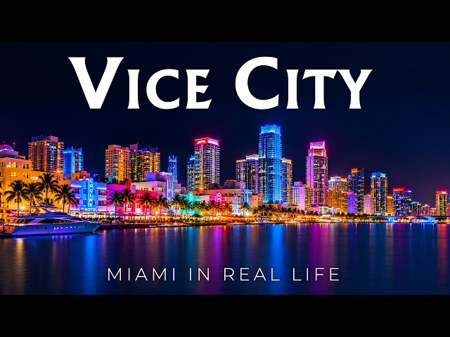 Vice City – Miami in Real Life | 8K HDR Dolby Vision™ 60FPS | 4K Video ULTRA HD