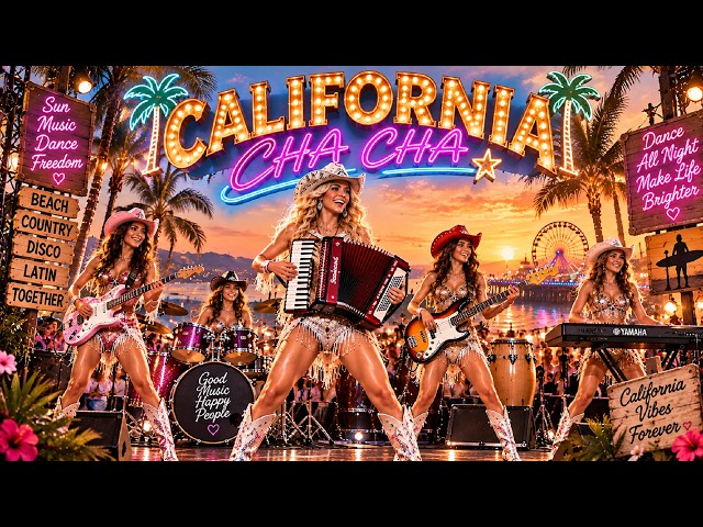 CALIFORNIA CHA CHA 💃🔥 | Country Euro Disco Dance Party 2026