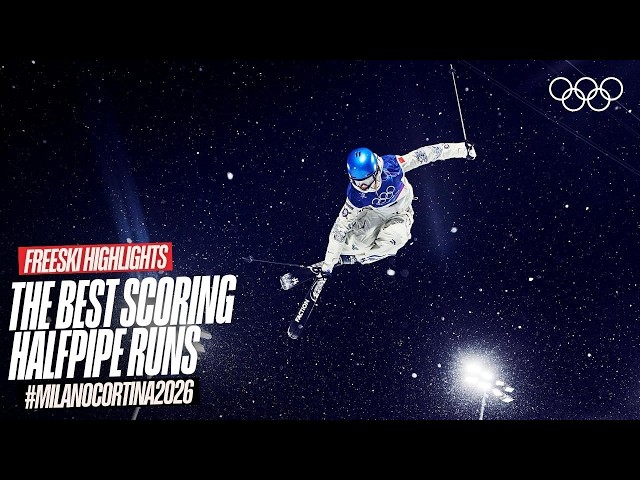 The Best Scoring Runs 🎿 | Women's Freestyle Skiing Halfpipe #MilanoCortina2026