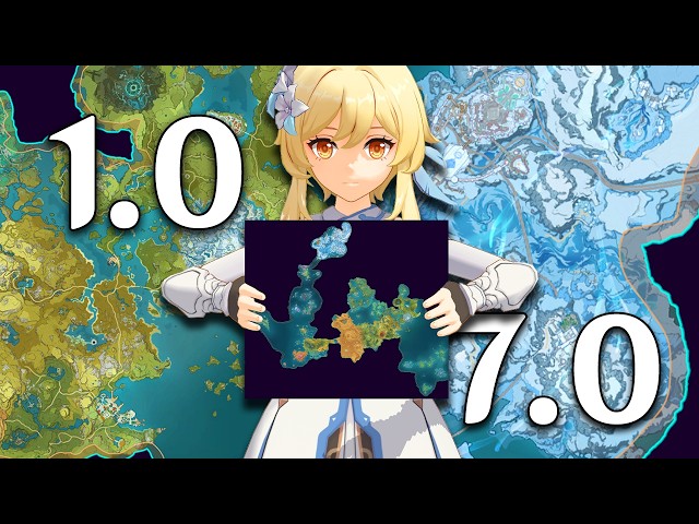 How genshin impact's map became massive