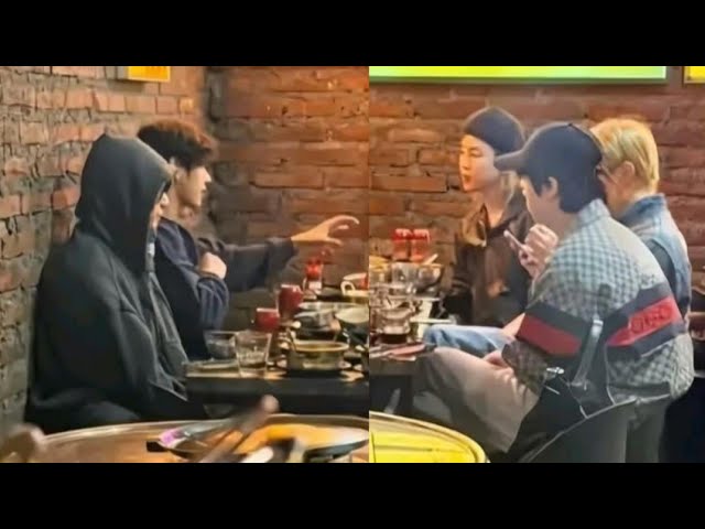 BTS in Buenos Aires Argentina Having Meal at a Restaurant