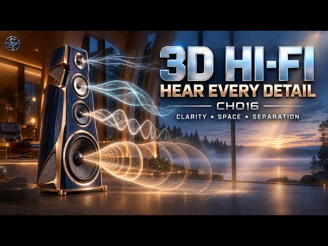 3D Hi-Fi Speaker Test CH016 🎧 Hear Every Detail | Clarity, Space & Separation | SONORVEX