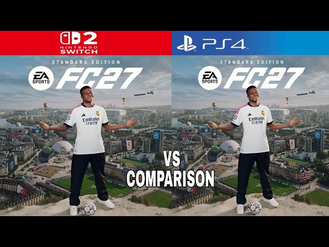EA FC 27 Nintendo Switch 2 против PS4